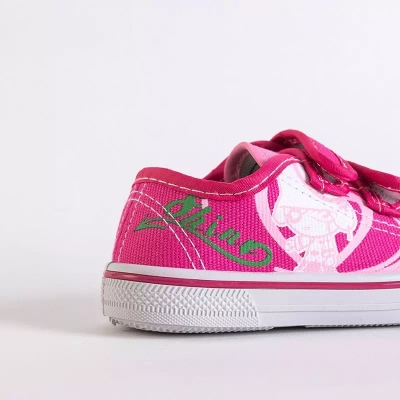 OUTLET Gyermek fukszia cipők tépőzáras Kail- cipővel