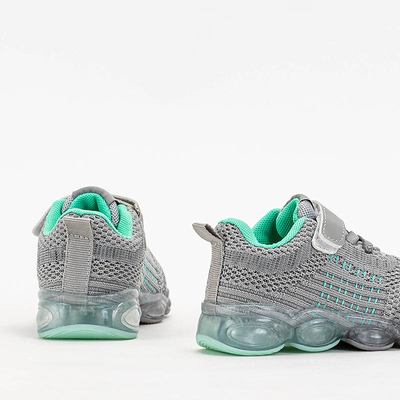 Astra Szürke Szintetikus Sport Gyermek Sneaker Nyárra