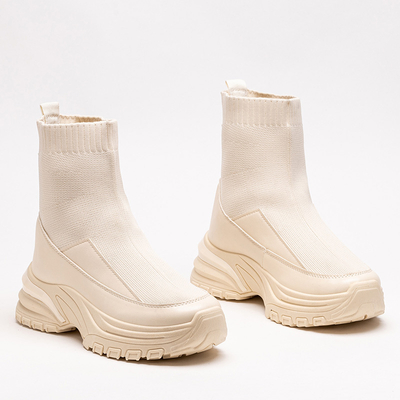 Bézs színű női bebújós sportcipő Berida - Lábbeli