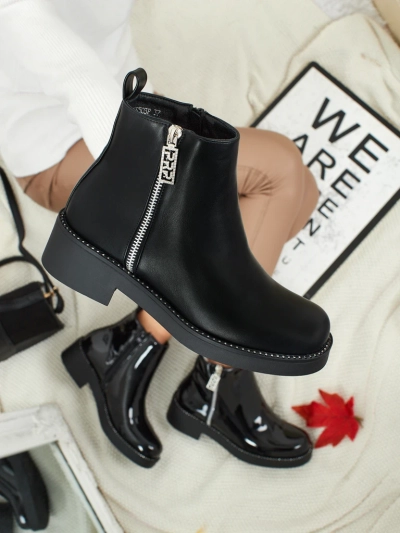 Belvani női öko bőr bokacsizma