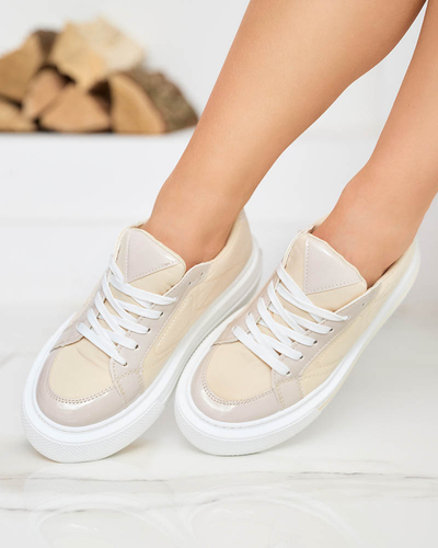 OUTLET Bézs színű női sportcipő Smaqo - Lábbeli