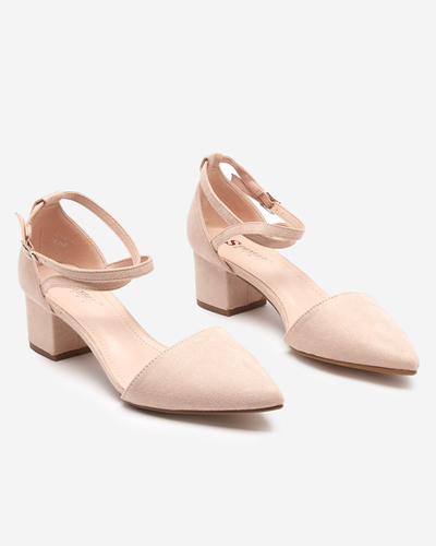 Női bézs szandál oszlopon Crisco - Footwear