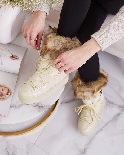 Royalfashion slip-on csizma a'la hócsizma nőknek GMILLO
