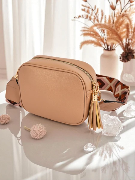 Royalfashion Kis női öko bőr kézitáska színes pánttal Kovi Lace