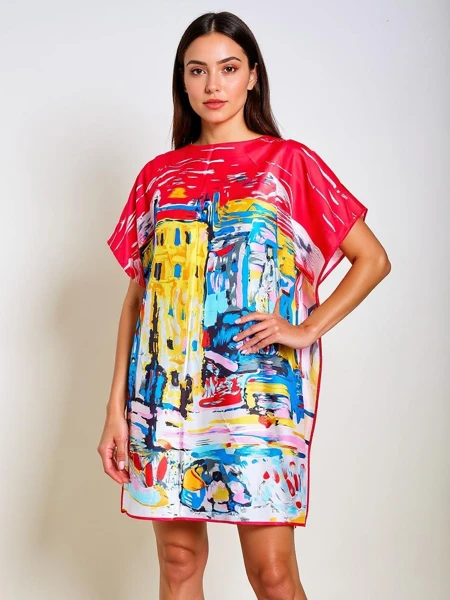 Royalfashion Callista Pareo ruha – színes, univerzális, térdig érő