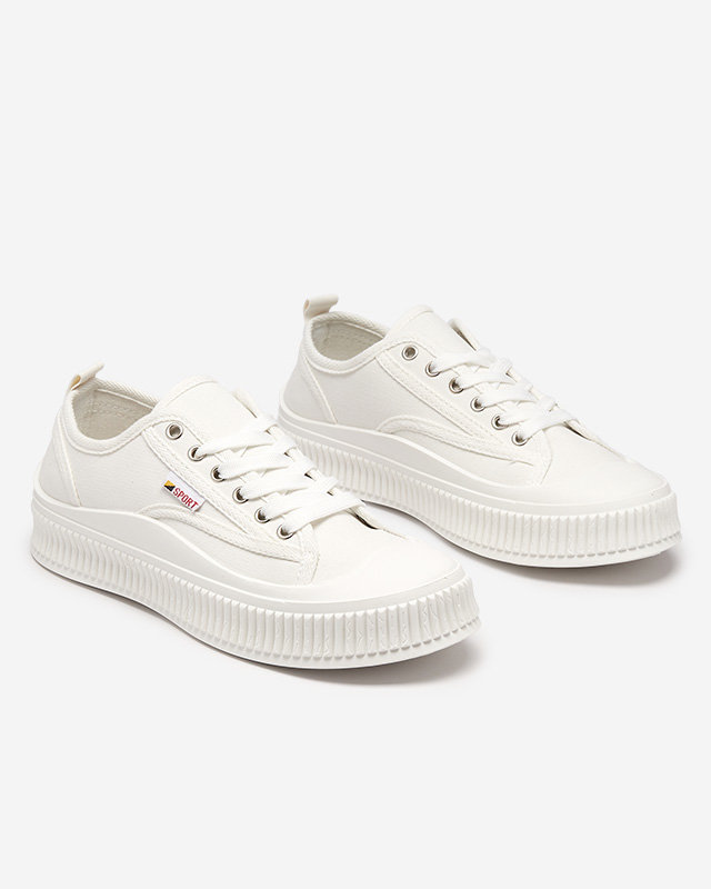 OUTLET Női fehér tornacipő Scola-Shoes