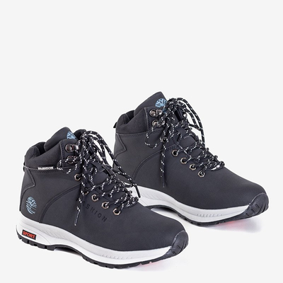 Fekete női szigetelt hócsizma Emeralda - Lábbeli