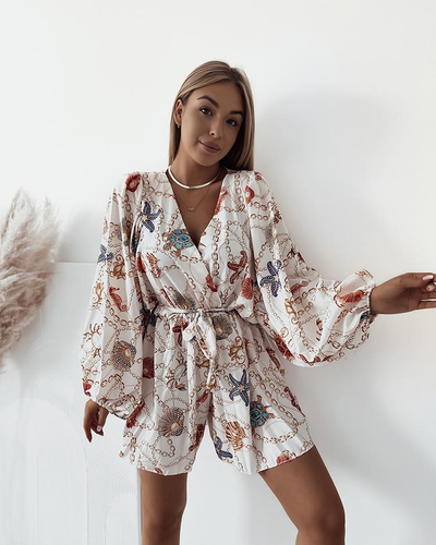 Royalfashion Női mintás kezeslábas