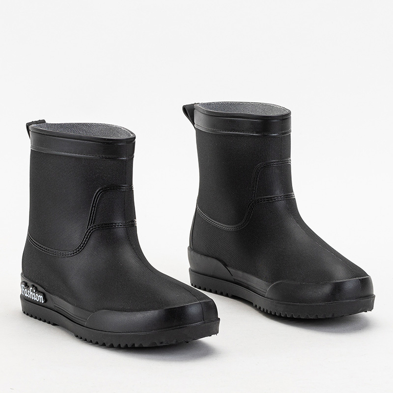 Matt fekete női esőcsizma Aqapi - Lábbeli