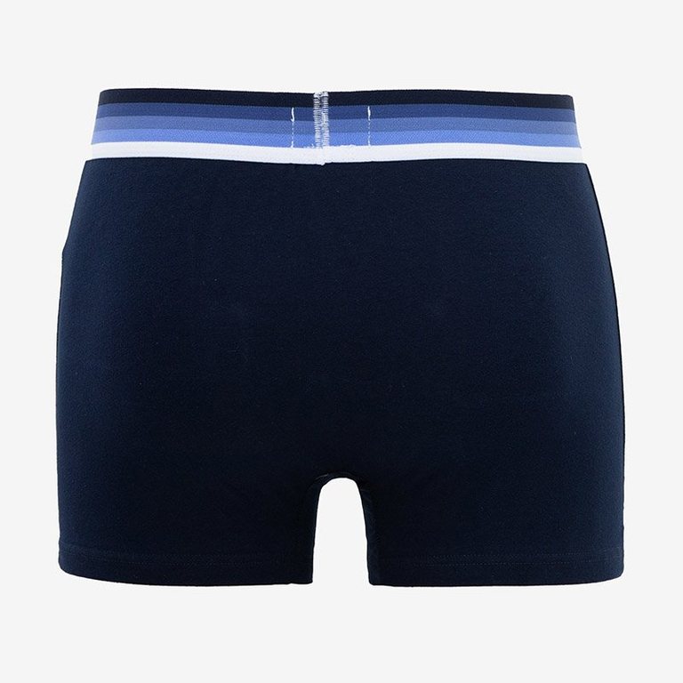 Férfi sötétkék boxer rövid felirattal - Fehérnemű