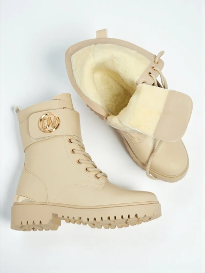 Női Lorice worker bakancs díszekkel