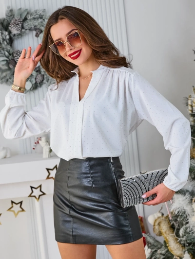 Royalfashion Női ing strasszokkal