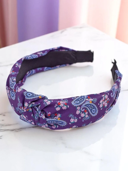 Royalfashion Molly Csavart Mintás Fonott Fejpánt