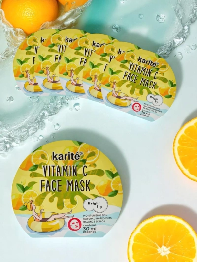 C-vitaminos fátyolmaszk - ragyogásfokozó