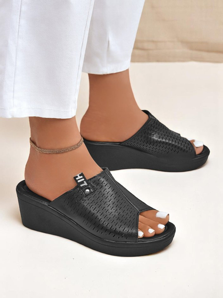 Royalfashion Női ékpántos Luna Wedge papucs