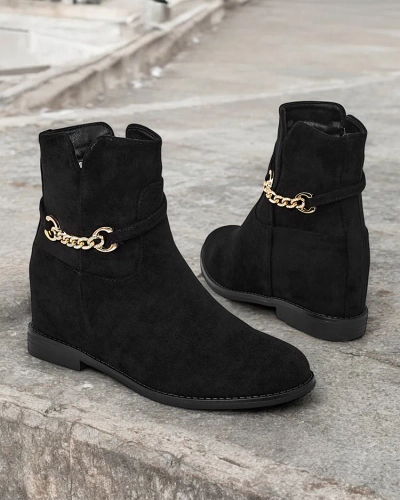 Royalfashion Női cipzáras csizma Ecerto