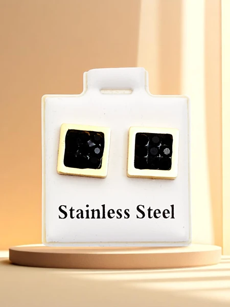 Royalfashion Square női fülbevaló cirkóniával