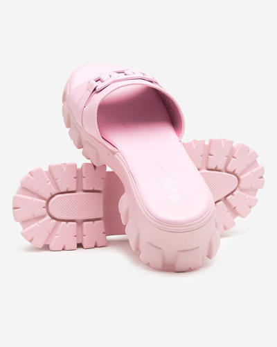 OUTLET Violet női papucs vastagabb talpon Inza-Shoes