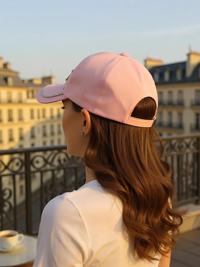 Royalfashion strasszköves sapka Heart Spark