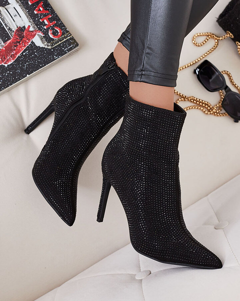 Royalfashion női Lekirisa cirkóniás stílusos csizma