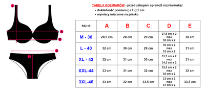 Rózsaszín mintás fürdőruha - Fehérnemű
