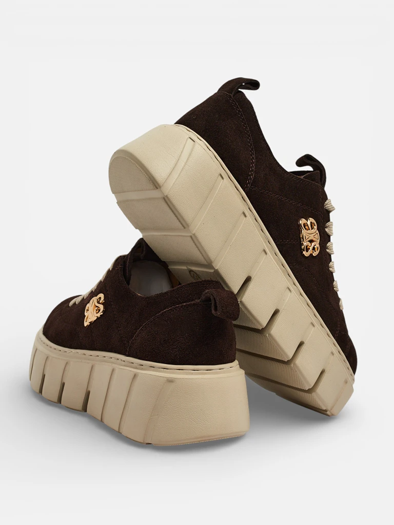 Renos sportos női sneakerek természetes bőrből