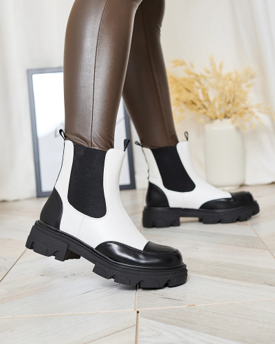 Royalfashion Fehér női Userrus csizma