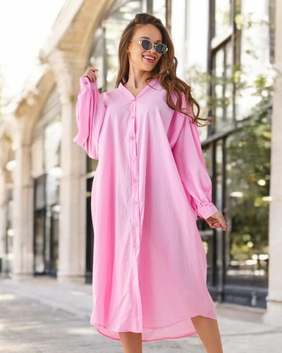 Royalfashion Pamut hosszú női ing, amely a’la ruha