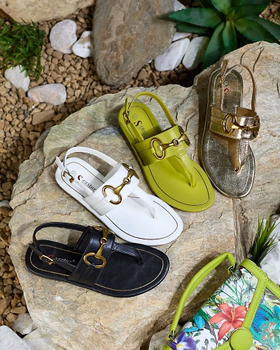 Royalfashion Női flip flop szandál fekete színben Imonel