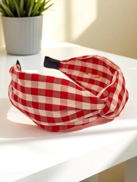 Royalfashion Kockás hajpánt Claras