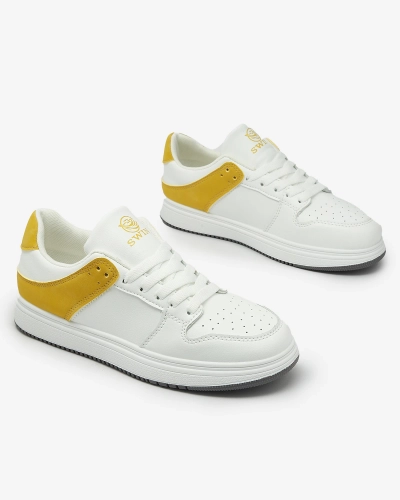 Royalfashion Mustard fehér női sportcipő Elevace