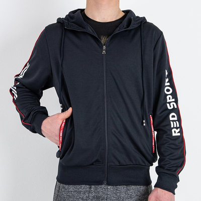 Férfi sötétkék pulcsi - Pulóver