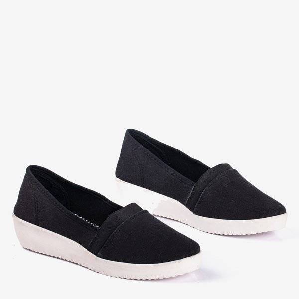 OUTLET Fekete balerinák az éken Biella - Cipők