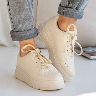 Bézs színű női edzőcipő Silvina - Cipő