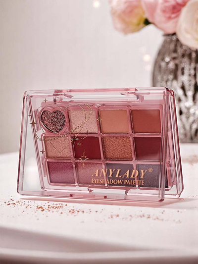 12 színű szemhéjpúder paletta Ruby Glamour