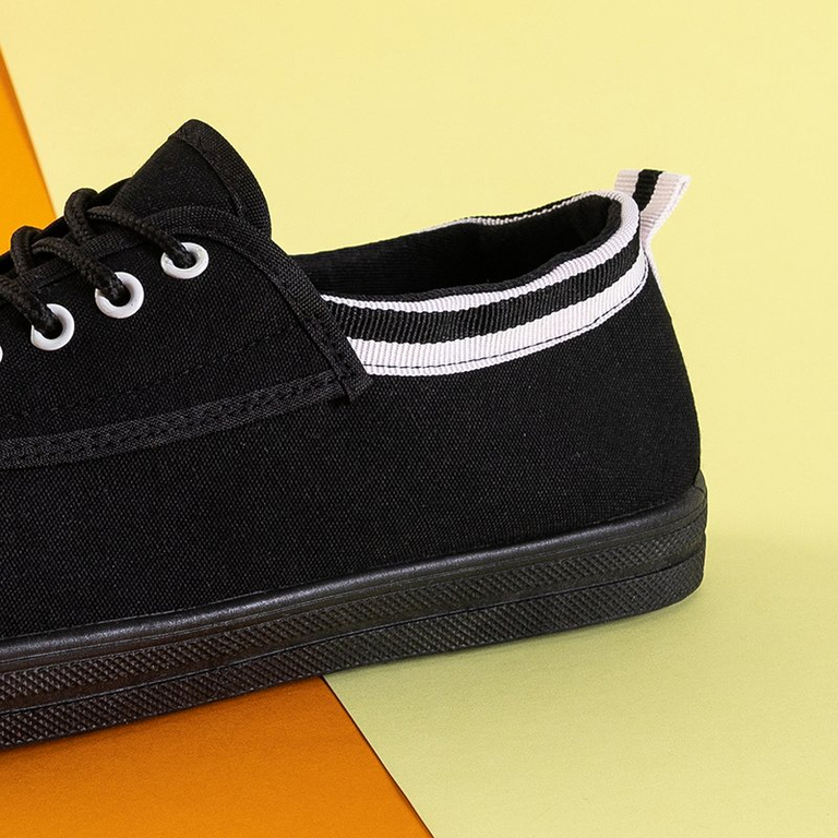 Nelchael fekete férfi sportcipő - Lábbeli