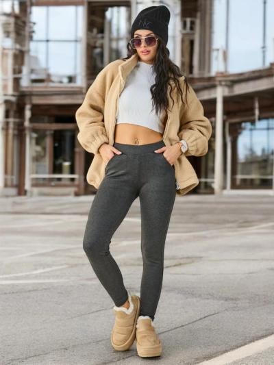 Royalfashion Női meleg pamut leggings