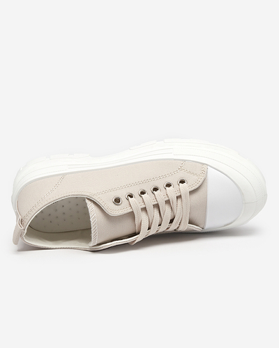 Szürke női tornacipő magasabb talpon Mytiko - Lábbeli