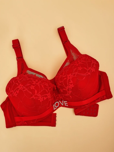 Royalfashion Női párnázott melltartó csipkével