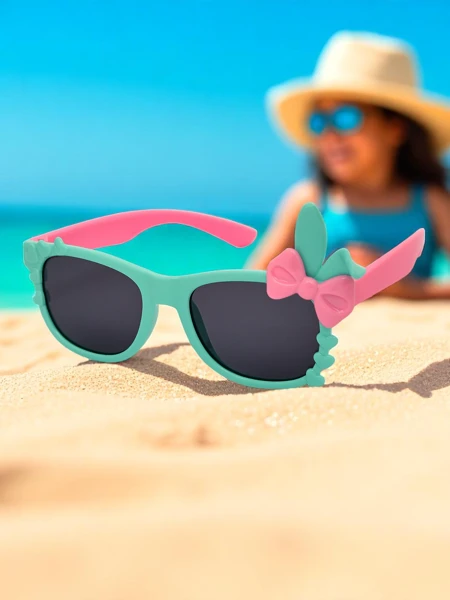 Royalfashion Gyermek napszemüveg Bunny Shine díszítéssel