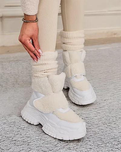 Royalfashion Női hócsizma báránybőrrel Segulla