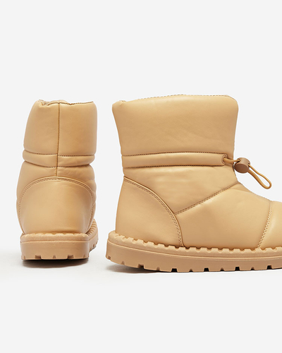 Royalfashion Női csúszós hócsizma barna színben Nevonsisia