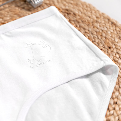 Női fehér PLUS SIZE bugyi - Fehérnemű