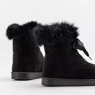 OUTLET Fekete női hócsizma a Ritalo-tól - Footwear