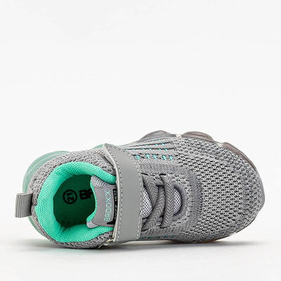 Astra Szürke Szintetikus Sport Gyermek Sneaker Nyárra