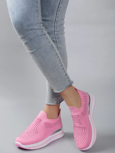 Royalfashion Női slip-on sportcipő strasszkövekkel Ceromie