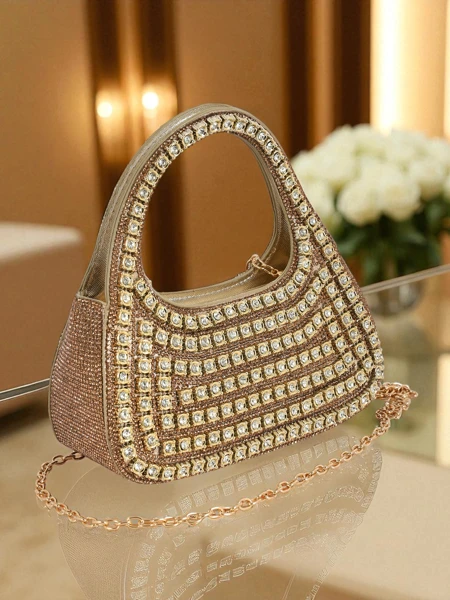 Royalfashion Női borítéktáska cirkóniákkal Myra Quill