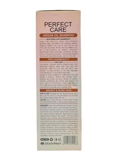 Argento Arganio Silky & Smooth sampon keratinnal és E+B5 vitaminokkal (800ml)