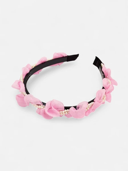 Royalfashion Hajpánt ráncolással és gyöngyökkel