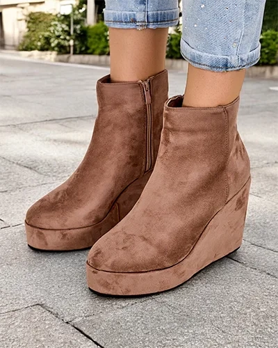 Royalfashion Női cipő Wedge Boots Sieffa
